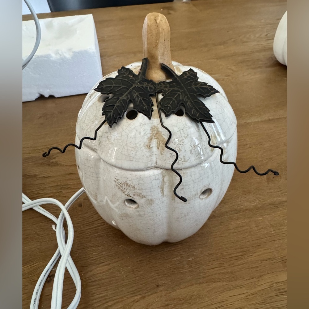 Scentsy rustic pumpkin wax warmer